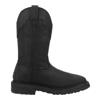 Dan Post Men's Black Leather Blayde Waterproof Steel Toe Western Work Boots DP69450-Painted Cowgirl Western Store