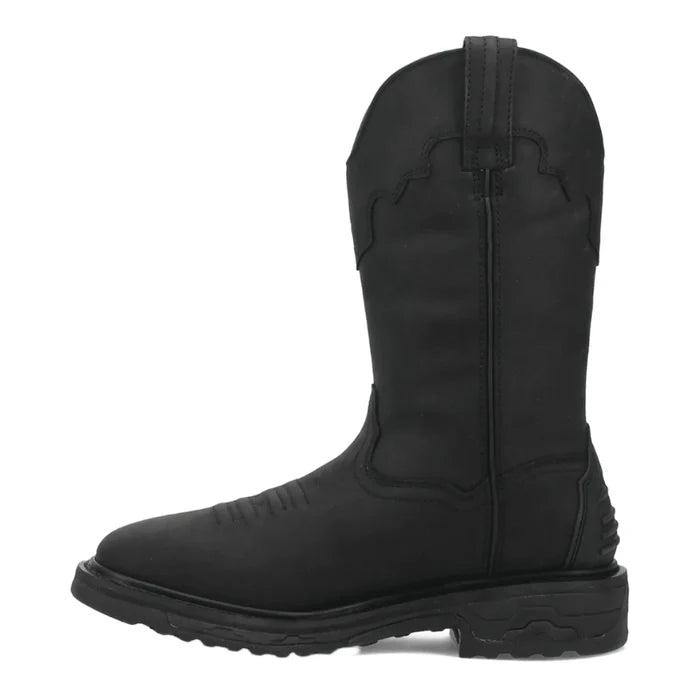 Dan Post Men's Black Leather Blayde Waterproof Steel Toe Western Work Boots DP69450-Painted Cowgirl Western Store