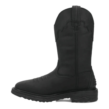 Dan Post Men's Black Leather Blayde Waterproof Steel Toe Western Work Boots DP69450-Painted Cowgirl Western Store