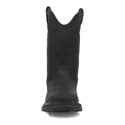 Dan Post Men's Black Leather Blayde Waterproof Steel Toe Western Work Boots DP69450-Painted Cowgirl Western Store