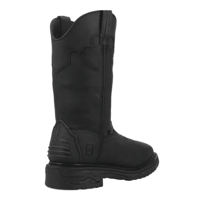 Dan Post Men's Black Leather Blayde Waterproof Steel Toe Western Work Boots DP69450-Painted Cowgirl Western Store