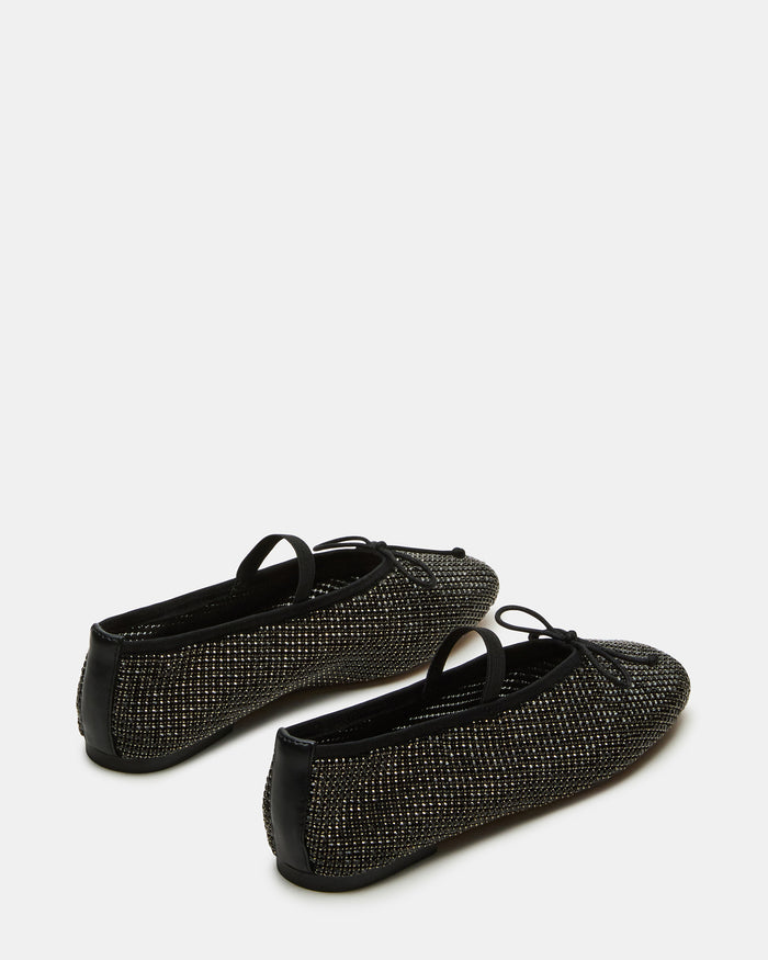 DELARA BLACK MULTI RHINESTONES