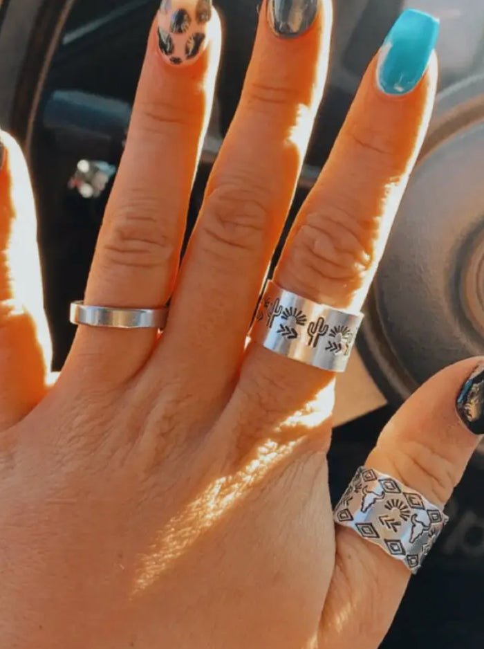 Diamond Basin Design Co Cactus Sunrise Ring