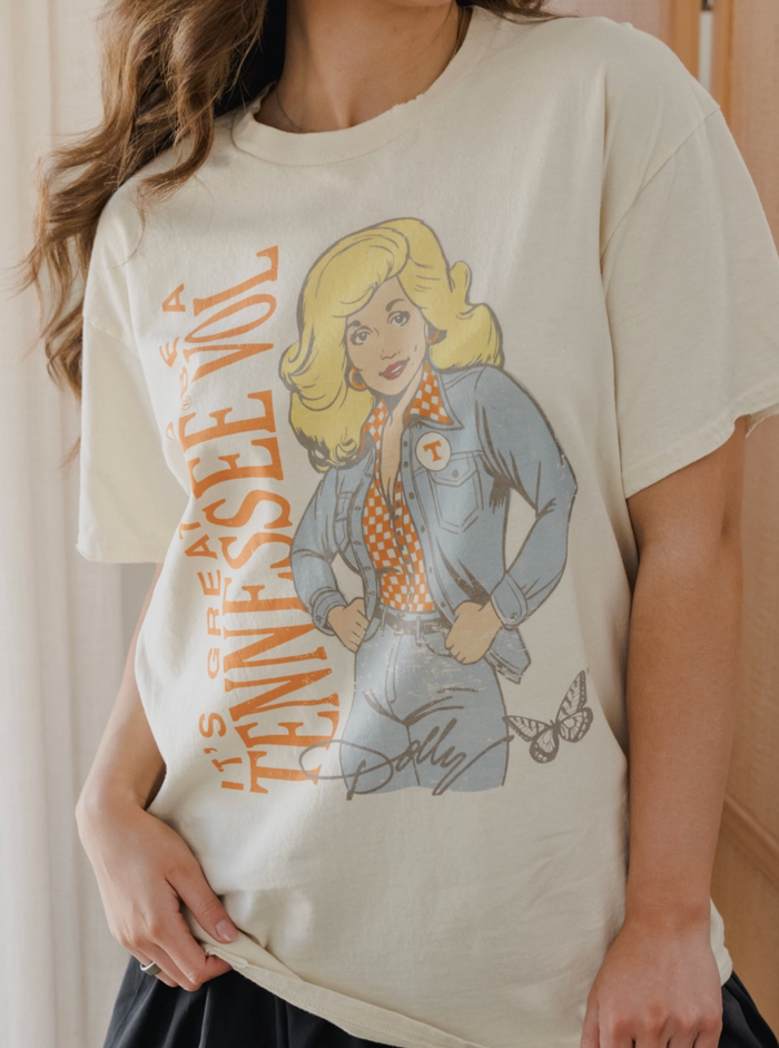 Dolly Parton x Vols Game Day Thrifted Tee