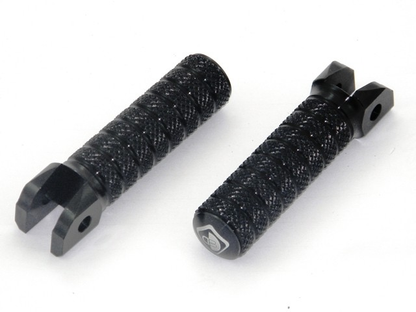 DUCABIKE for Ducati Pilot (Rider)  Foot Pegs Black PPSF01D