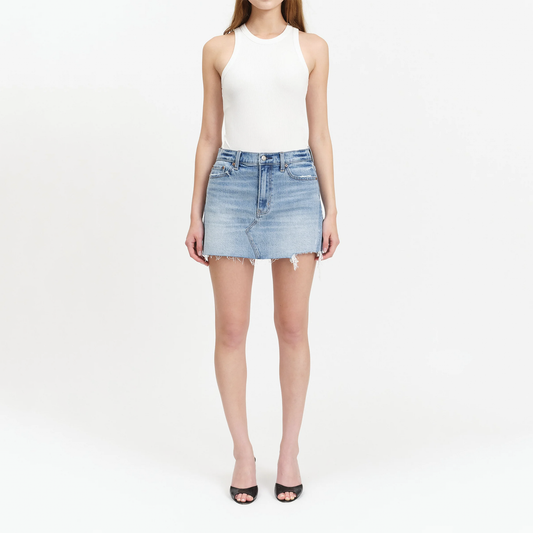 Daze Malibu Denim Mini Skirt