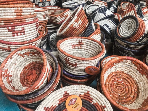 El Paso Southwest Woven Palm Basket