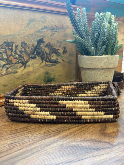 Brown/Natural Rectangle