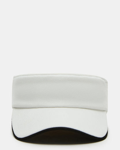EMBROIDERED White Women's Visor Cap | Steve Madden