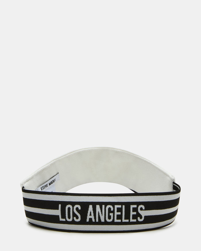 EMBROIDERED VISOR WHITE