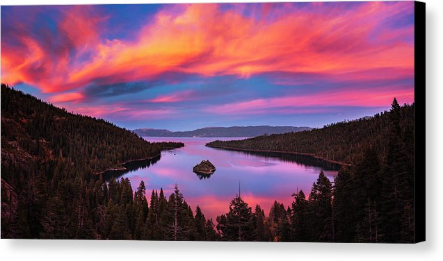 Emerald Bay Explode by Brad Scott - Canvas Print