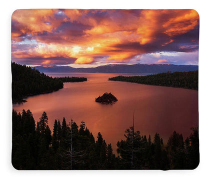 Emerald Bay Fire - Blanket