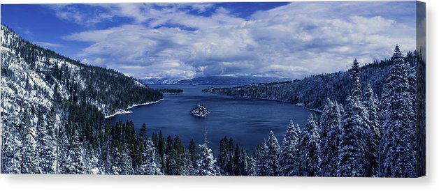 Emerald Bay First Snow - Canvas Print