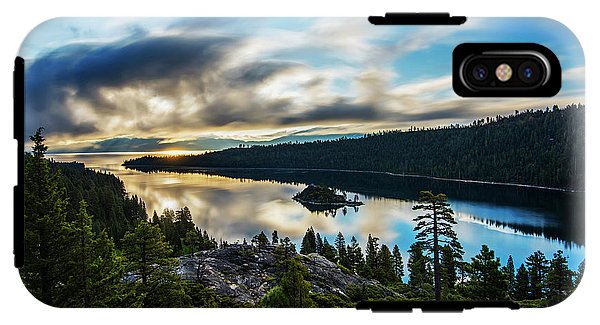 Emerald Bay Sunrise Lake Tahoe - Phone Case-Phone Case-IPhone X Tough Case-Lake Tahoe Prints