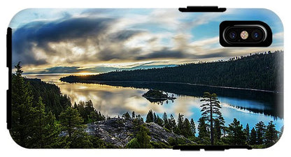 Emerald Bay Sunrise Lake Tahoe - Phone Case-Phone Case-IPhone X Tough Case-Lake Tahoe Prints
