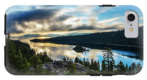 Emerald Bay Sunrise Lake Tahoe - Phone Case-Phone Case-IPhone 8 Tough Case-Lake Tahoe Prints