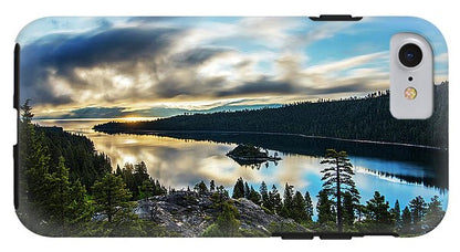 Emerald Bay Sunrise Lake Tahoe - Phone Case-Phone Case-IPhone 8 Tough Case-Lake Tahoe Prints