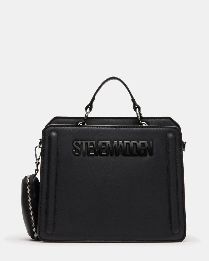 EVELYN Bag Black | Women's Top Handle Crossbody Bag | Steve Madden