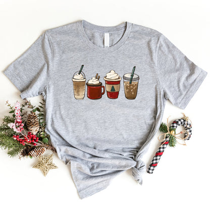 Festive Drinks graphic t-shirt, product photo 2