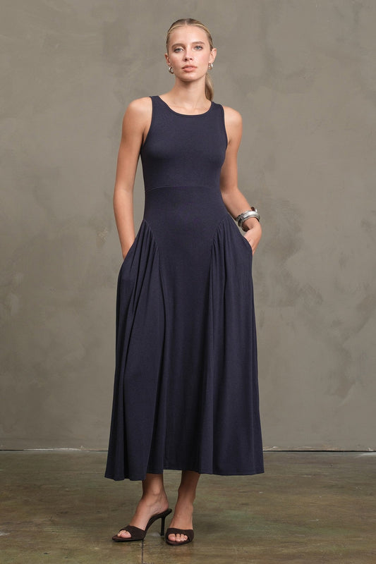 Jersey Midi Dress