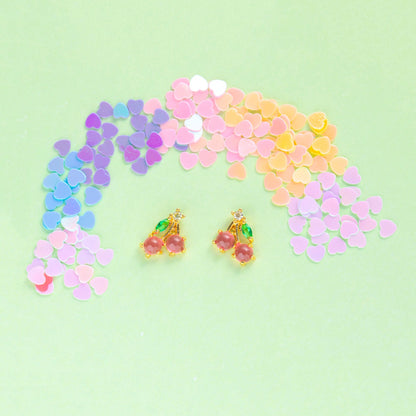 Girls Crew Cherry Studs