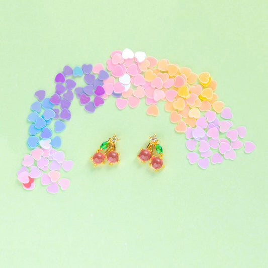 Girls Crew Cherry Studs