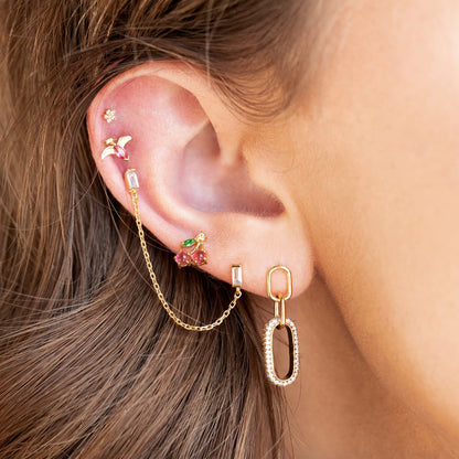 Girls Crew Cherry Studs