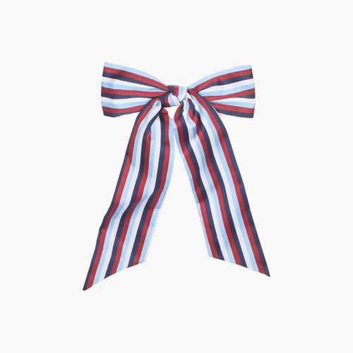 The Belle Bow - Firecracker Stripe