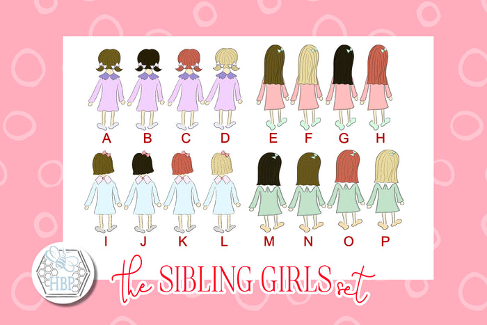 Girl Calling Card