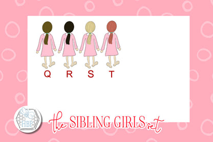 Girl Calling Card