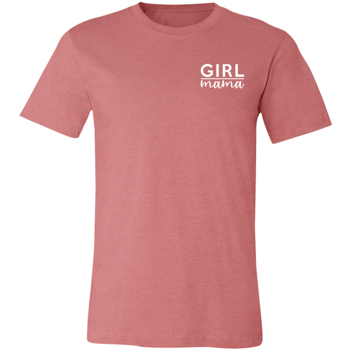 Girl Mama graphic t-shirt in Heather Mauve