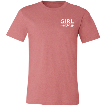 Girl Mama graphic t-shirt in Heather Mauve