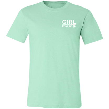 Girl Mama graphic t-shirt in Heather Mint