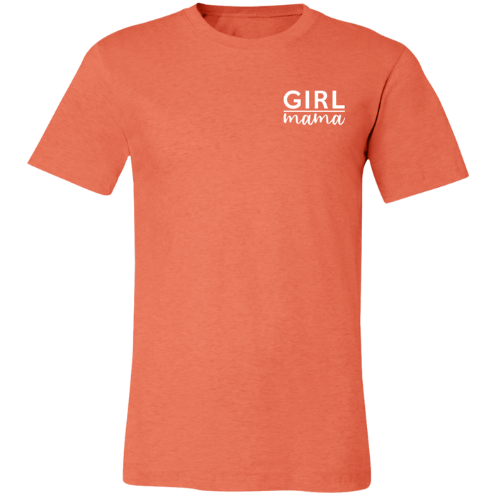 Girl Mama graphic t-shirt in Heather Orange