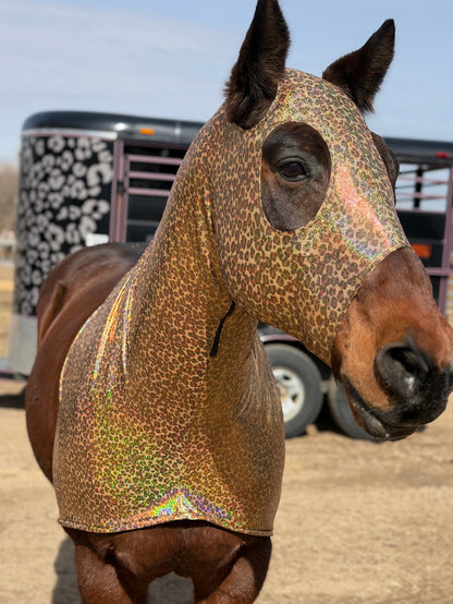 Golden Glitter Leopard Slinky