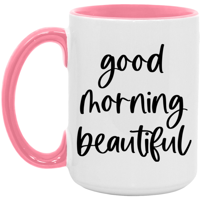 Good Morning Beautiful ceramic coffee mug