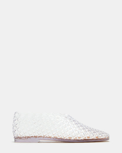 GROVE Clear Square-Toe Jelly Women's Mesh Ballet Flat | Steve Madden