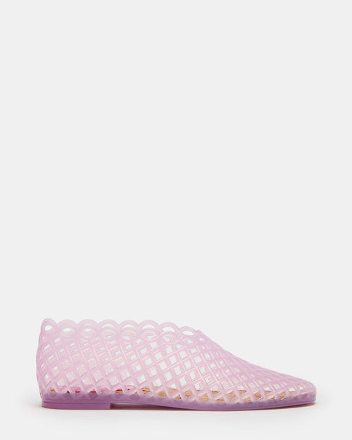 GROVE Pink Square-Toe Jelly Women's Mesh Ballet Flat | Steve Madden