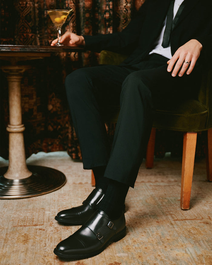 HARAN BLACK LEATHER