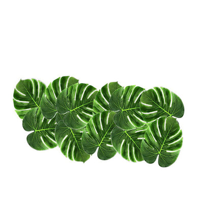 Hawaiian/Tropical Theme 'Aloha' Banner, Tassels, Balloons & Monstera Party Set