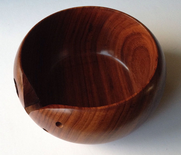 High Quality Small Yarn Bowl Wooden Handmade Sheesham Wood Tools Knitting Wool Crochet Strong Durable Wool