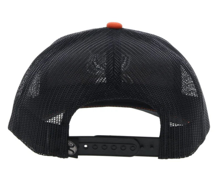 Hooey ARC Orange & Black Trucker Snapback Hat 2221T-ORBK