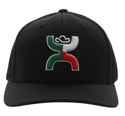 Hooey Boquillas Black Mexico Logo Flexfit Snapback Hat 221BK-01 221BK-02 2218BK-03