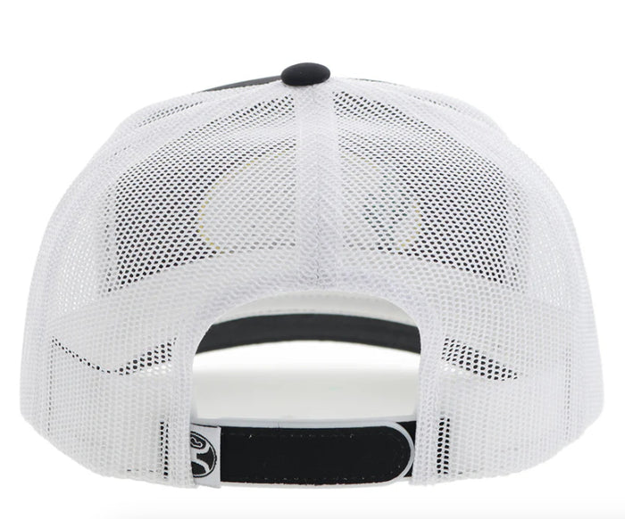Hooey Cactus Ropes Black & White Trucker Snapback Hat CR106