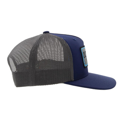 Hooey Cactus Ropes Navy & Grey Trucker Snapback Hat CR082