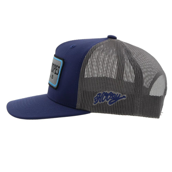 Hooey Cactus Ropes Navy & Grey Trucker Snapback Hat CR082