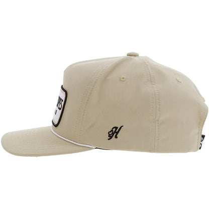 Hooey Cactus Ropes Tan w/ White & Black Patch Trucker Snapback Hat CR104-Painted Cowgirl Western Store