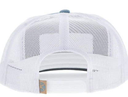 Hooey Cactus Ropes Turquoise w/ White & Black Patch Trucker Snapback Hat CR117