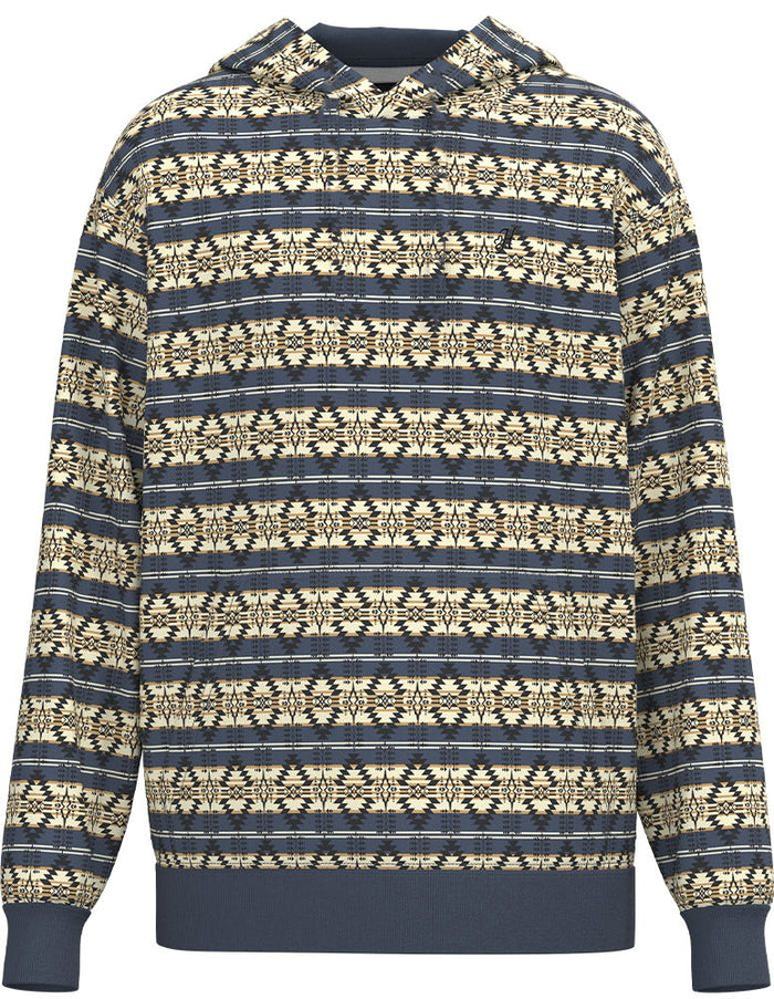 Hooey Men's Legendary Grey Aztec Print Hoodie HH1333AZST