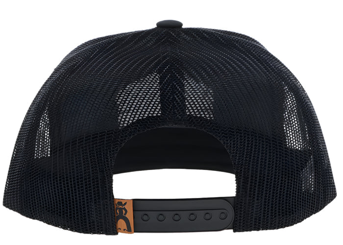 Hooey Ranchero Punchy Black Trucker Snapback Hat 5029T-BK